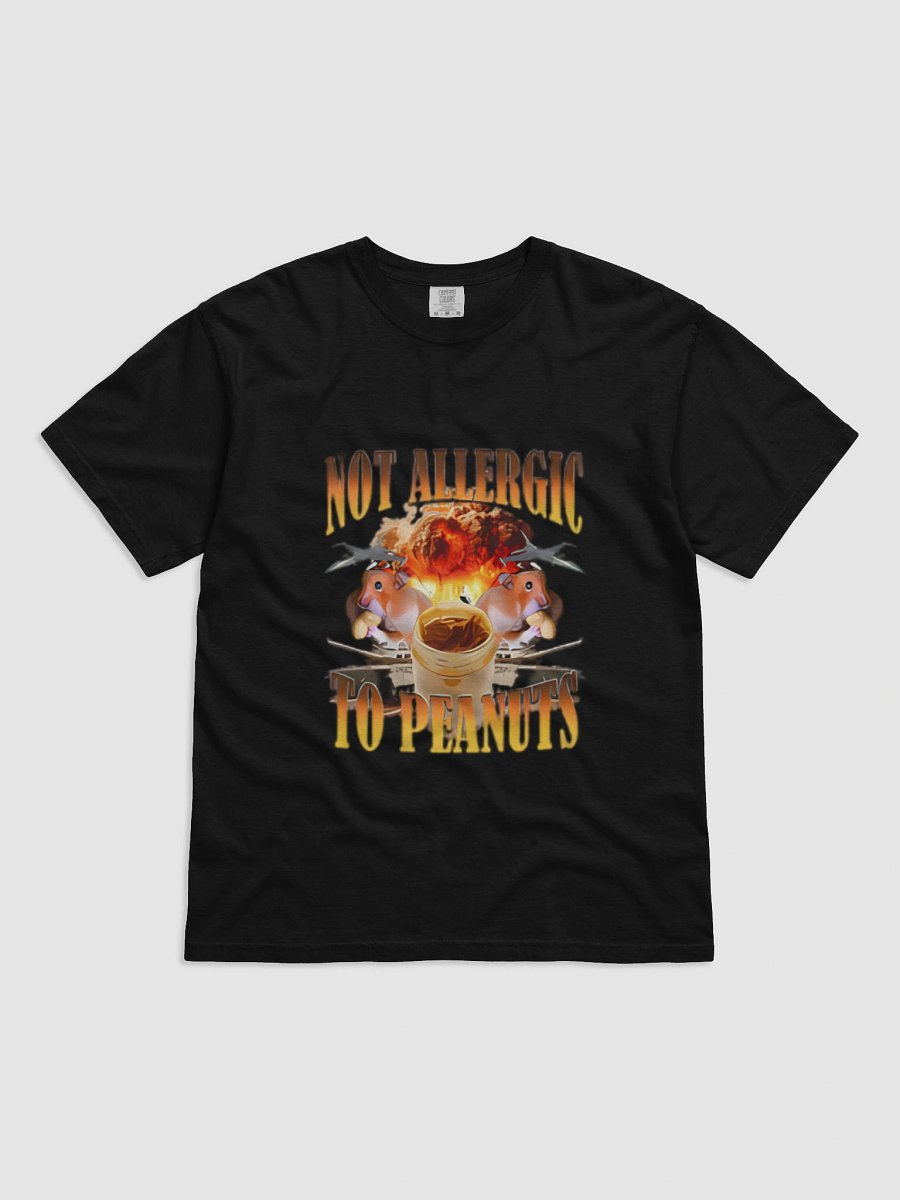 Not Allergic to Peanuts T-SHIRT product image (1)