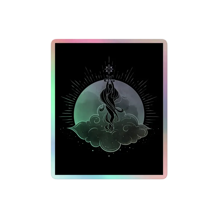 𝖆𝖗𝖎𝖆 holographic sticker product image (2)