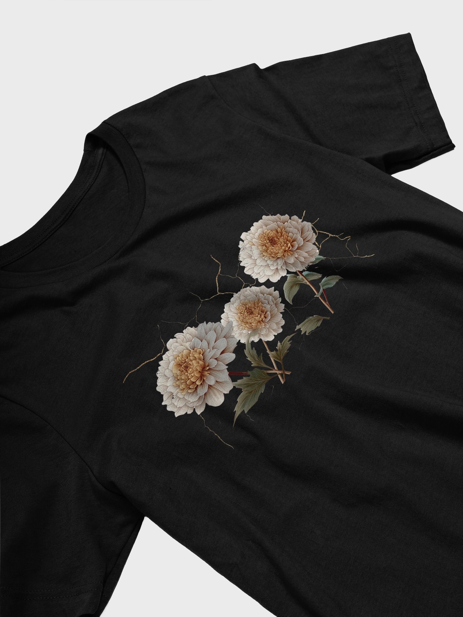 Kintsugi Dahlia Flower T-Shirt product image (22)