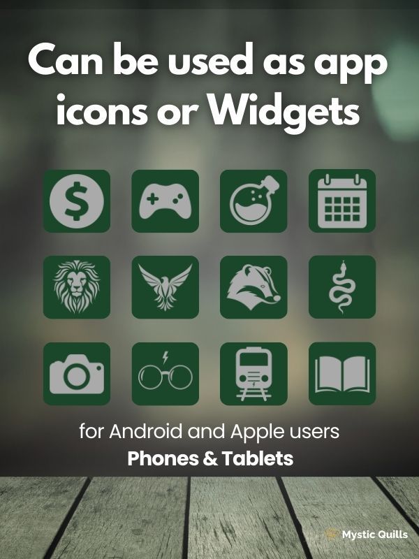 Slytherin Minimalist App Icon Pack for Phones and Tablets product image (4)
