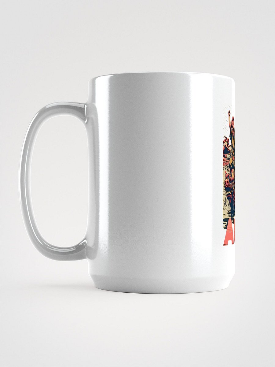 Energetic Dragon Boat Race | Aura Art Print Mug product image (6)
