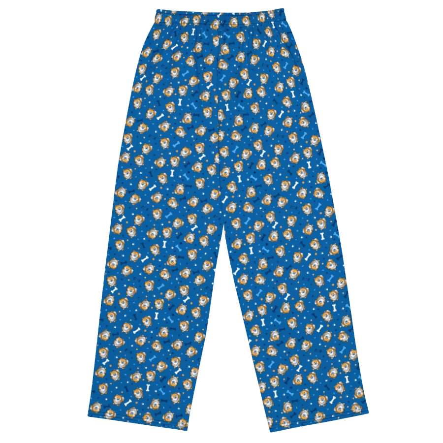 Pomeranian Blue Wide-Leg Pants product image (7)