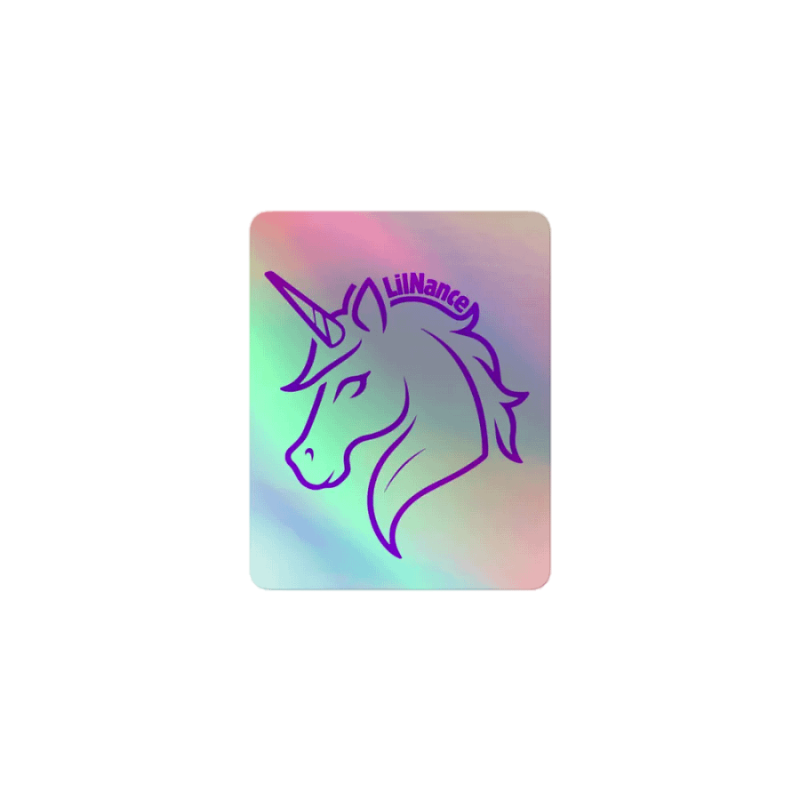 LilNance Purple Unicorn Sticker product image (1)
