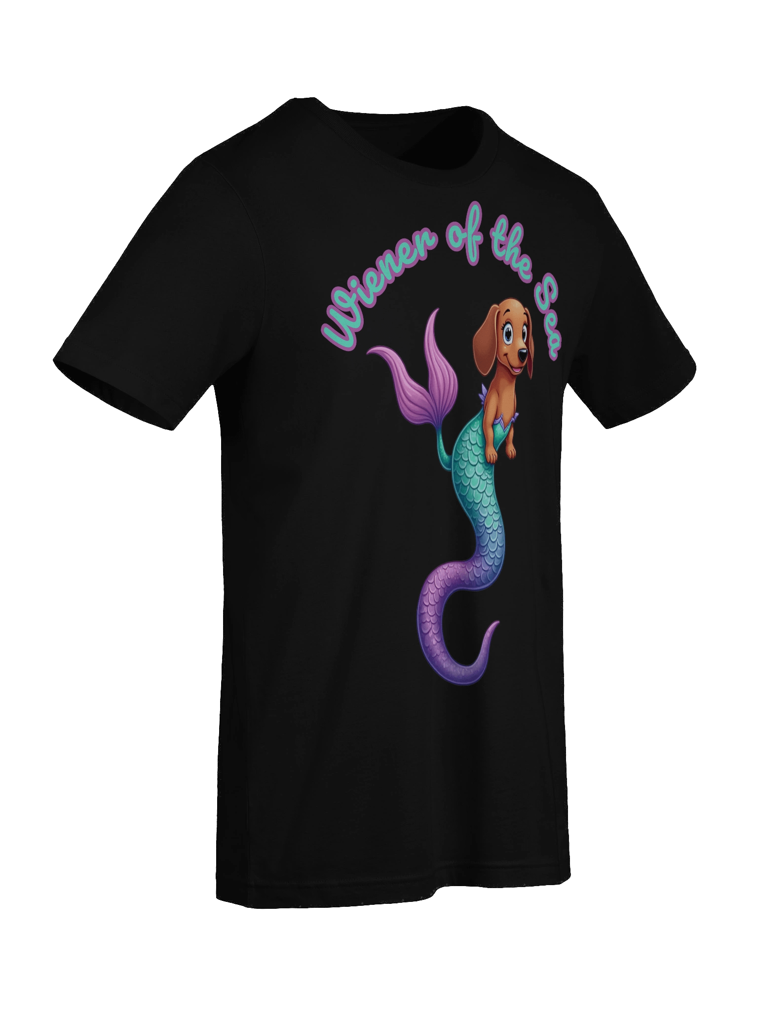 Wiener of the Sea – Cute Mermaid Dachshund T-Shirt product image (9)