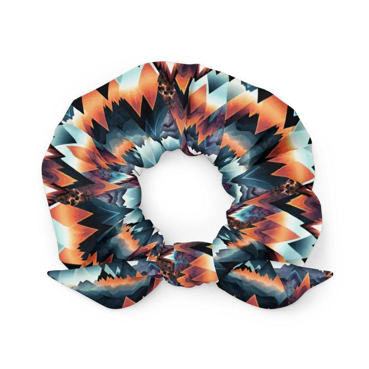 Hair Scrunchie - Modern Rustic Boho Mountain Peaks product image (1)