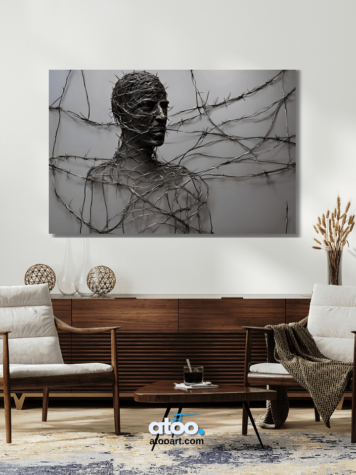 Be Free to Yourself Collection | Standing Tall | Canvas Painting product image (2)