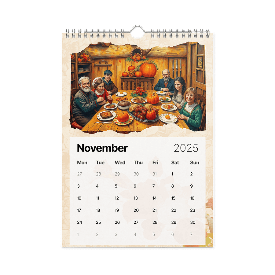 FOLK ART WALL CALENDAR 2026 product image (11)