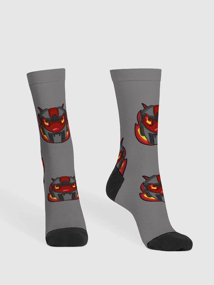 Spartan Arcadia Flaming Angy Emote Socks product image (2)