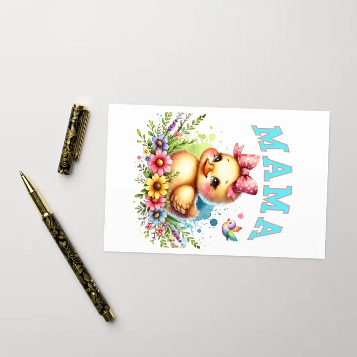 Tranquil Duckling MAMA Greeting Card product image (2)