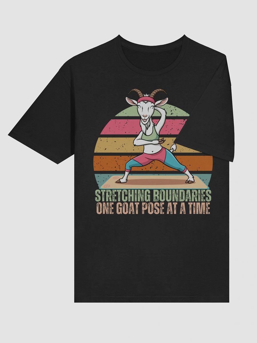 Stretching Boundaries One Goat Pose at a Time unisex shirt product image (7)