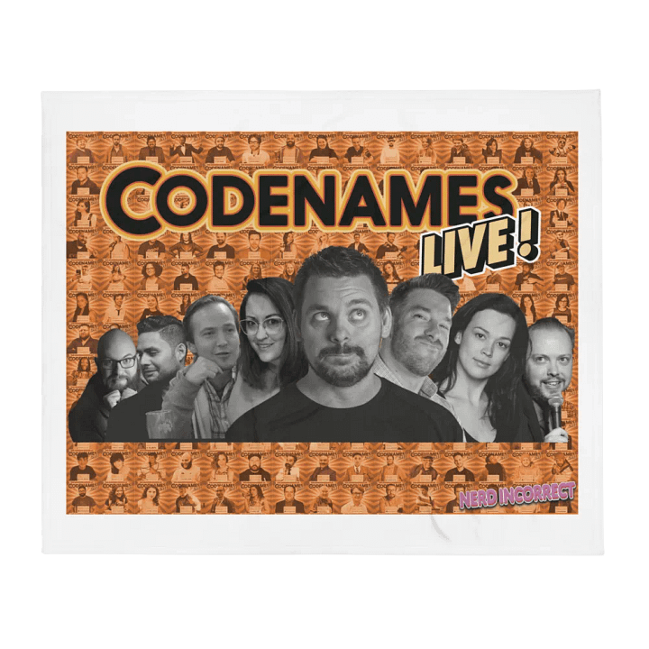 Codenames LIVE! Cast Throw Blanket product image (1)