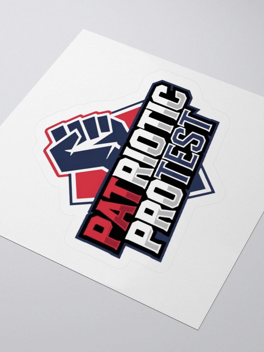 Patriotic Protest Kisscut Sticker - Raised Fist Design, Multiple Sizes Available product image (9)