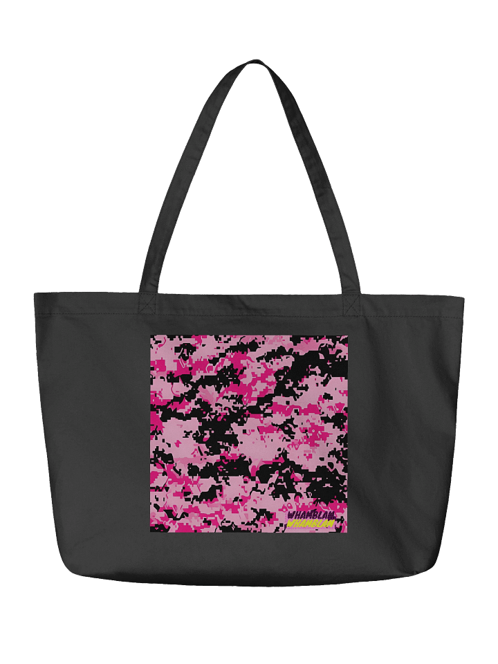 Pixelated Pink Camo Tote Bag product image (2)