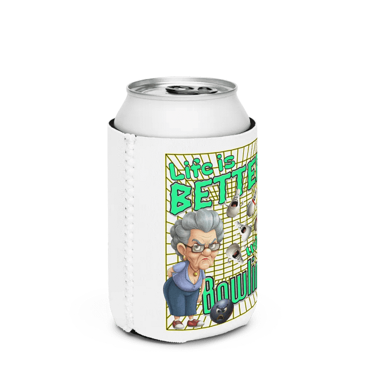 Life Is Better With Bowling Coozie Cooler product image (2)