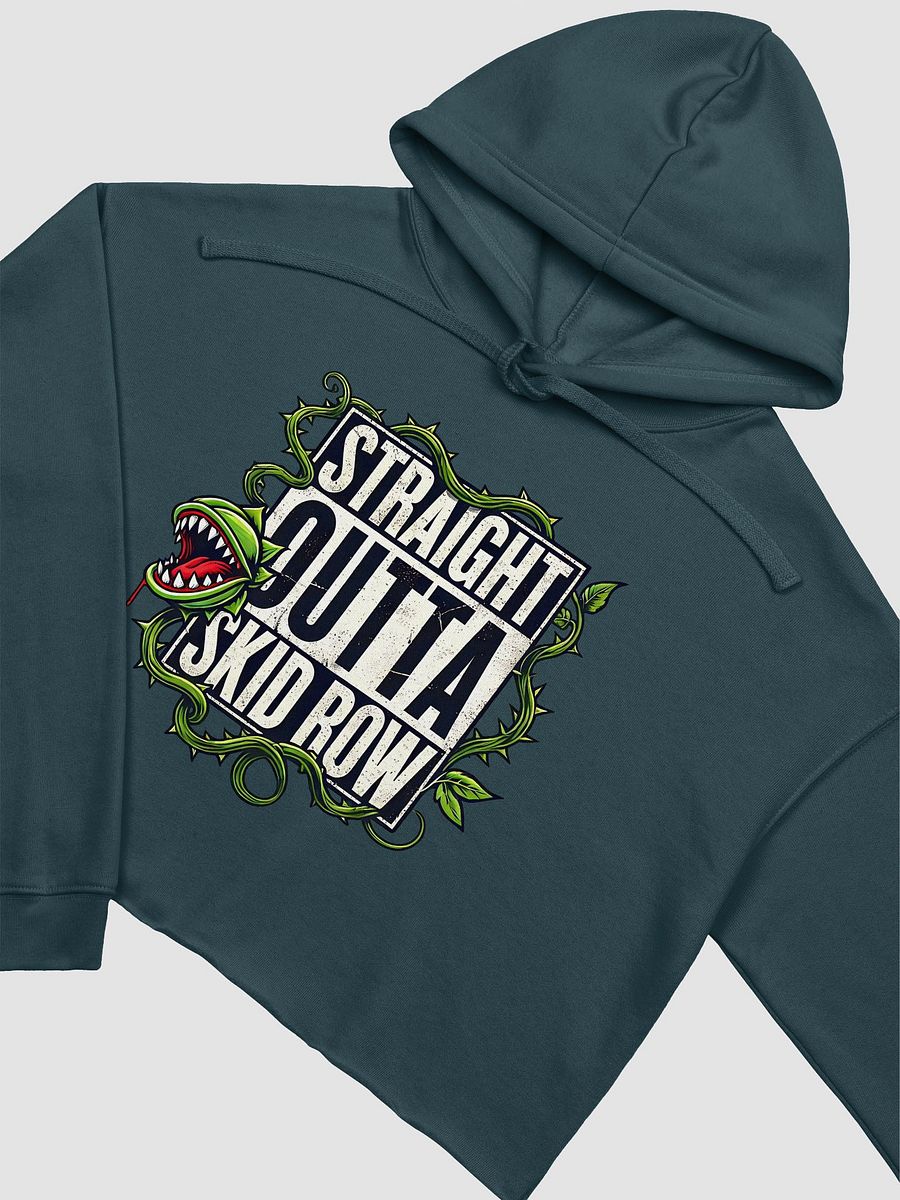 Straight Outta Skid Row Little Shop of Horrors Fleece Hoodie – Women's Cropped Broadway Hoodie product image (3)