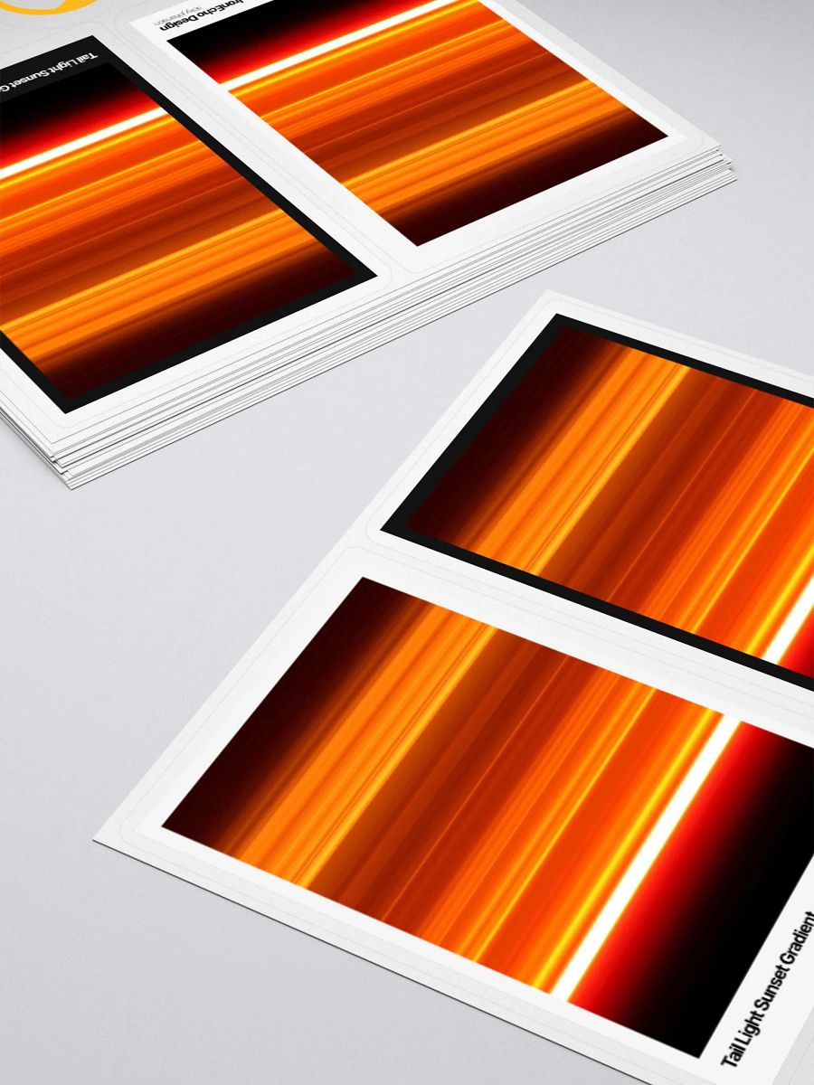 Pixel Stretch Sunset Gradient Sticker Set product image (4)
