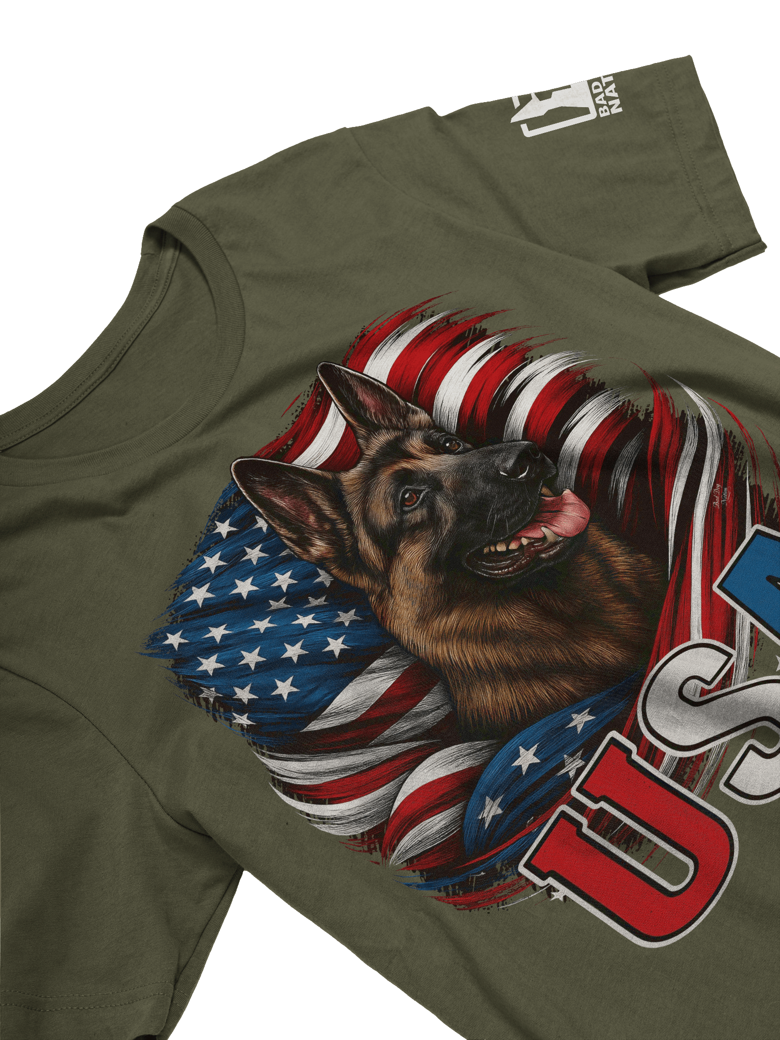 USA German Shepherd - Premium Adult Unisex T-shirt product image (2)