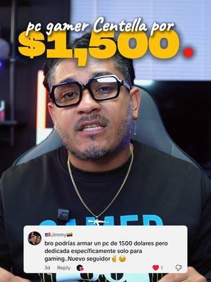 Replying to @🇺🇲Jimmy🇪🇨  Este seguidor me pidió armarle una PC gamer exlusiva para gaming con $1,500... y el resultado fue Centella ⚡️ Una máquina con diseño elegante, toques naranjas que destacan y un rendimiento pensado para jugadores que quieren velocidad, estilo y potencia en cada partida. 🚀 Centella no es solo una PC, es un rayo convertido en máquina. Su estética impone, su fluidez marca la diferencia y está hecha para quienes no aceptan menos que lo mejor en gaming. 🎮 👉 ¿Tú también te armarías una Centella con este presupuesto? #Centella #PCGamer #MrJimeneX #BuildPC #PCMasterRace 