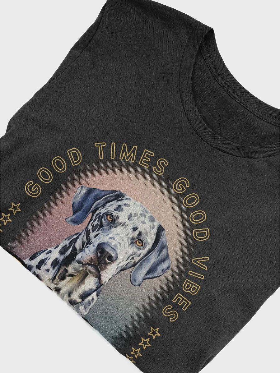 Good Times Good Vibes Dalmatian Regular Fit T-shirt product image (4)