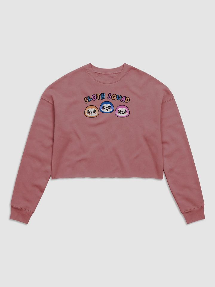 Sloth Squad Cropped Sweatshirt product image (2)