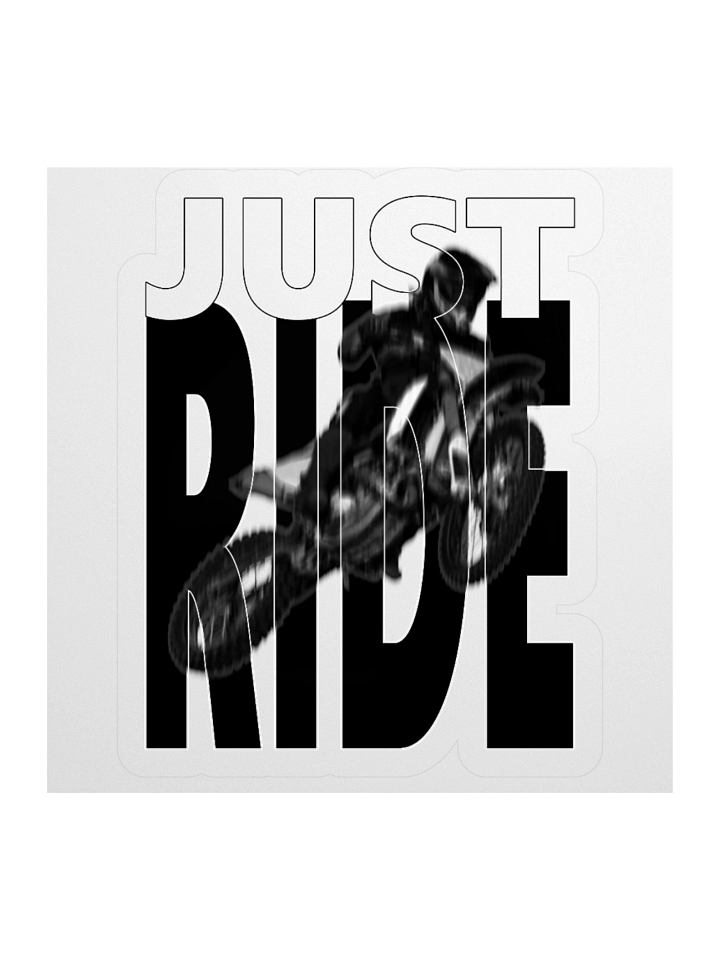 Just Ride | Kiss-cut Sticker product image (1)