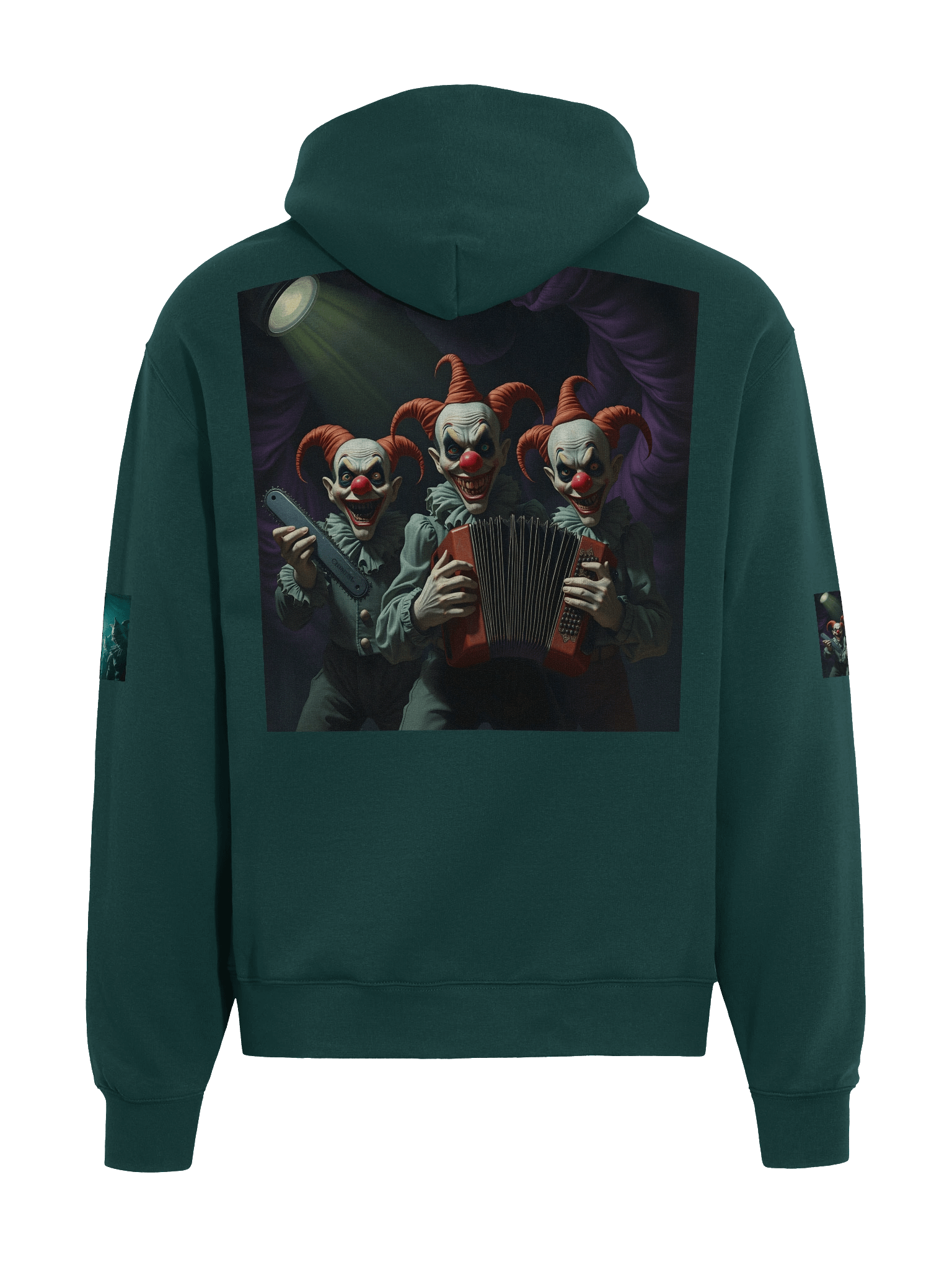 Whimsical Clown Trio Oversized Hoodie product image (5)