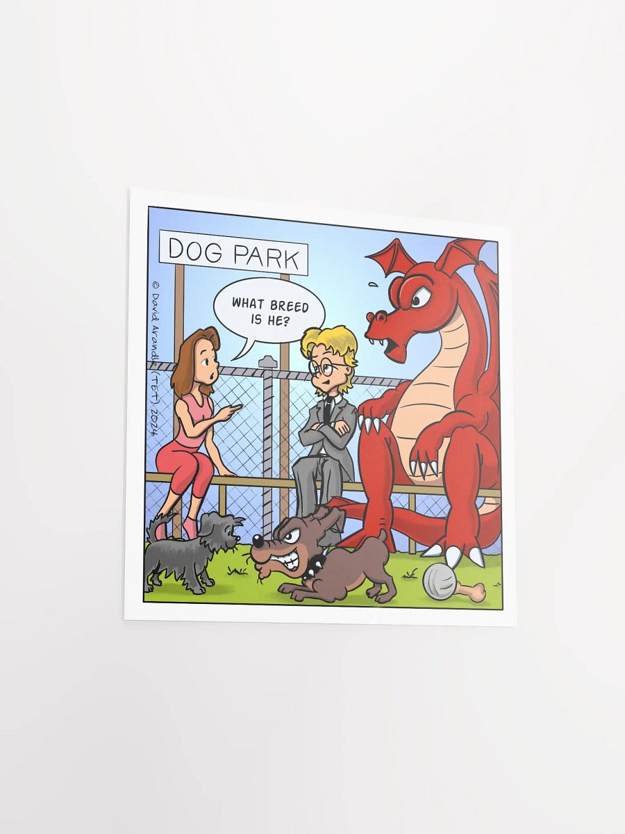 Dog Park: What Breed is He? - Resident Dragon Poster product image (9)