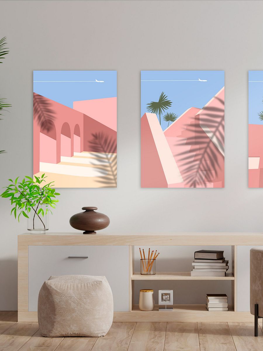 Boho travel art. Morocco poster #4 — boho travel poster product image (2)