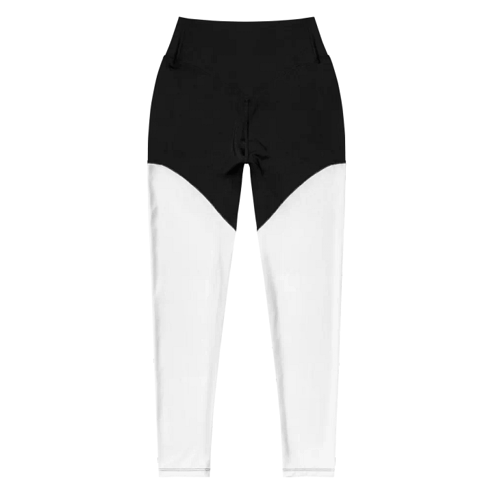 Simple Logo Black and White Leggings product image (2)
