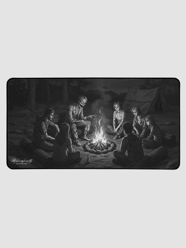 Zombie Black & White Design 01 Exclusive Desk Mat product image (1)
