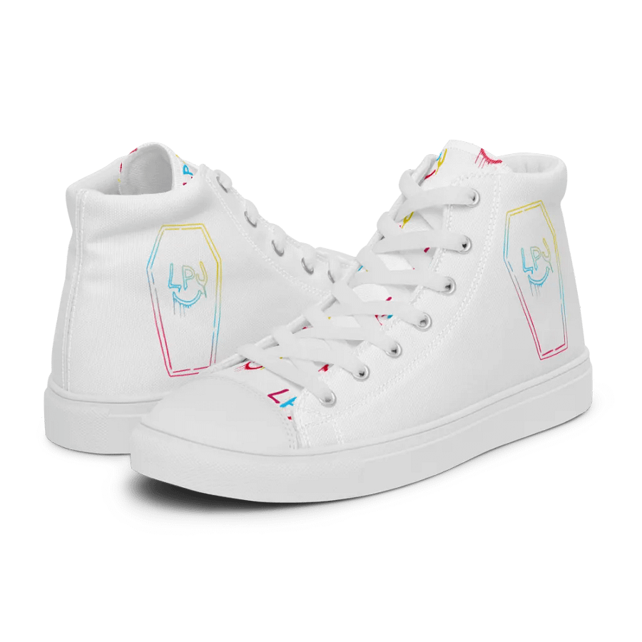 LPJ White Canvas Hi-Top Shoes product image (11)
