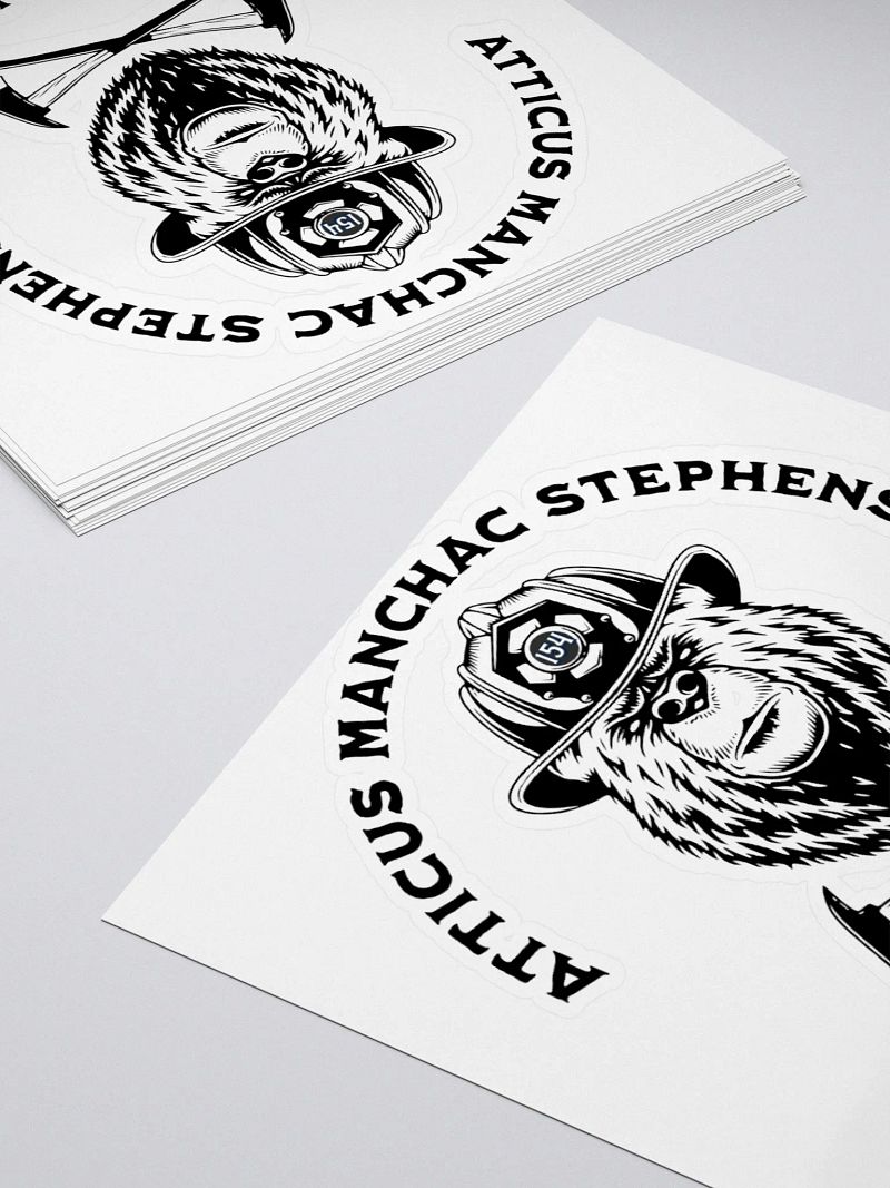 Fire Bear Stickers