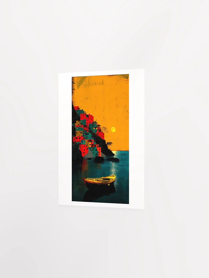 Golden Coastline Glow Poster product image (2)