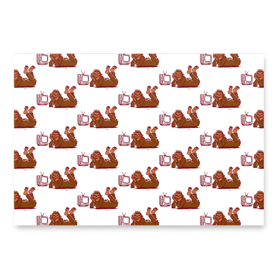 bigfoot wrapping paper product image (3)