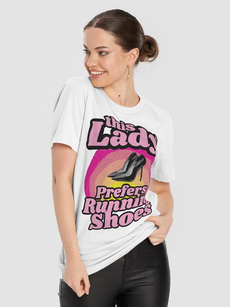 Lady Prefers Running Shoes T-Shirt product image (45)