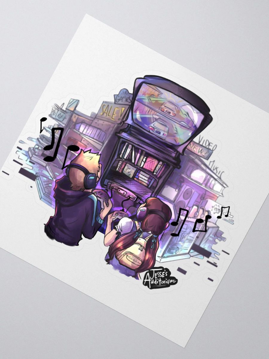 Kiss Cut Sticker - Purple Dreams product image (2)