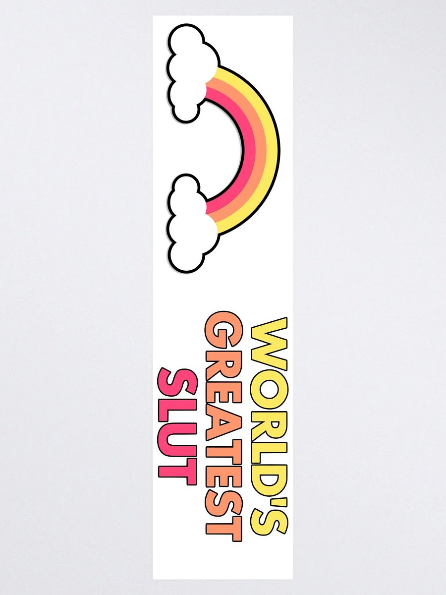 World's Greatest Slut bumper sticker product image (3)