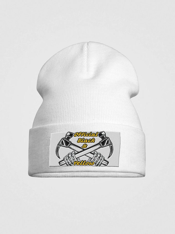 Official Black & Yellow Double Steel Knit Beanie product image (1)