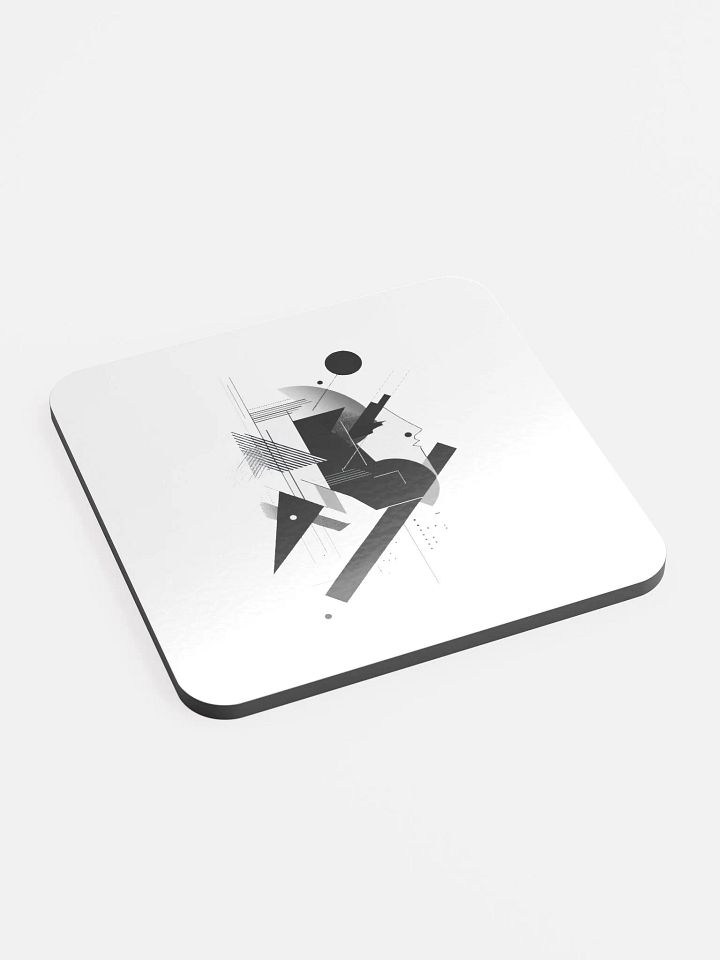 Abstract Persona 001 (Glossed Cork Coaster) product image (2)