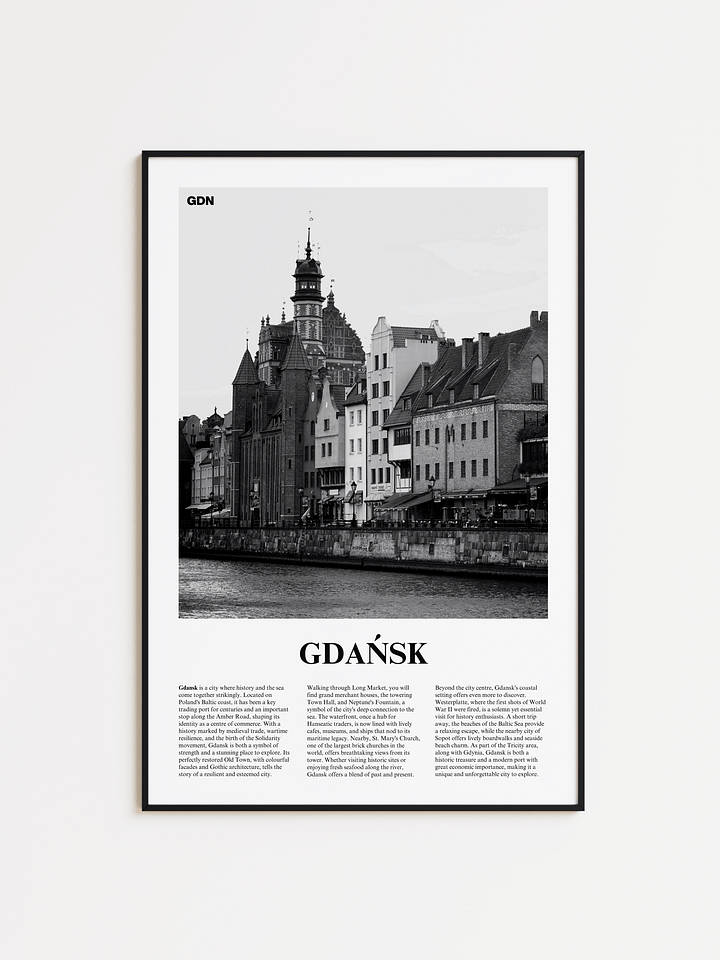 Gdansk 02 Newspaper Poster product image (1)