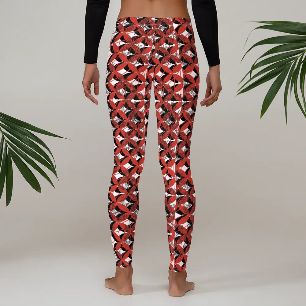 JoBeth Designed- Red ⭕ Adult Leggings👖 product image (2)