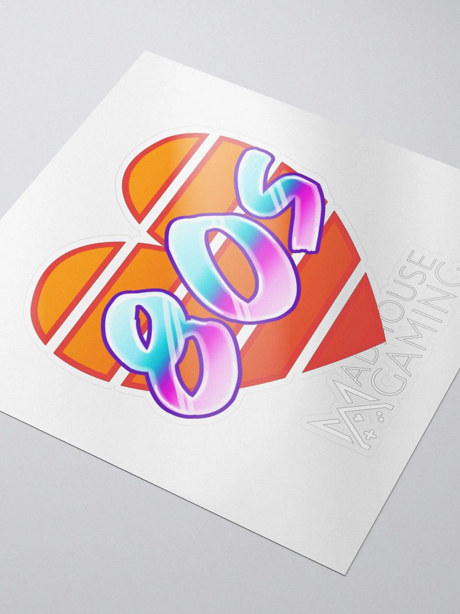 I Love the 80's Sticker product image (3)
