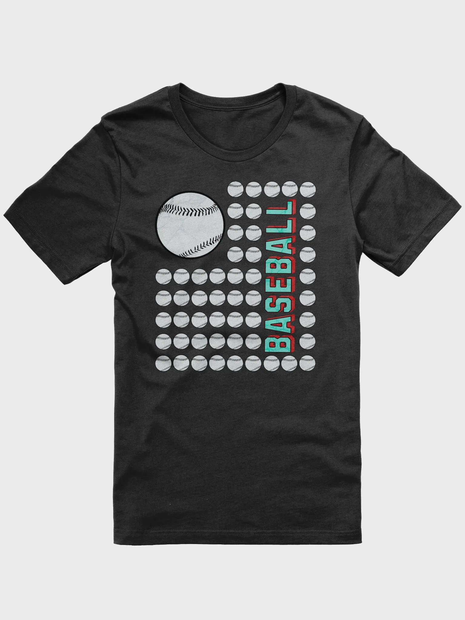 US Flag Baseball Home Run Style T-Shirt product image (1)