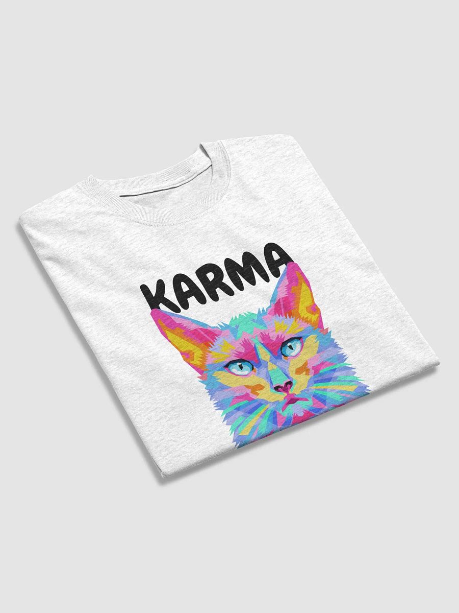 karma is a cat shirt product image (23)