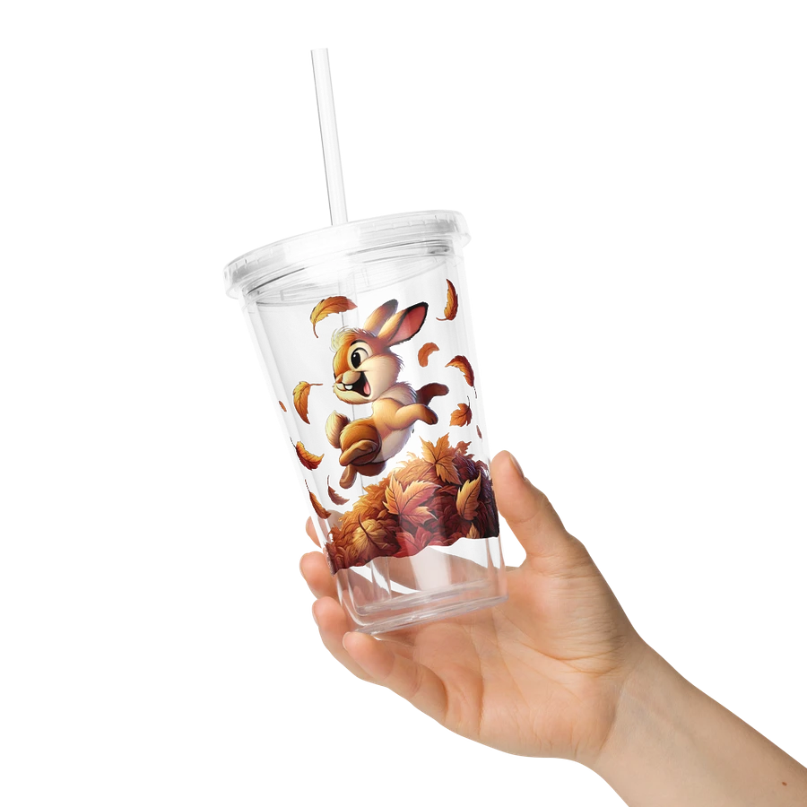 Autumn Leaves Bunny Rabbit Double Wall Tumbler product image (6)