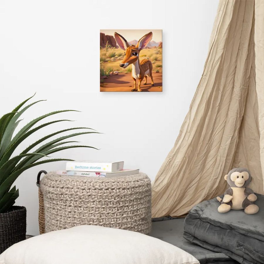 Endangered Species - Mexico - Mexican Pronghorn Canvas Art product image (3)