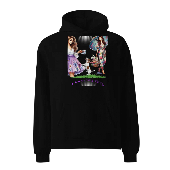 Floral Friends Unisex Oversized Hoodie product image (1)