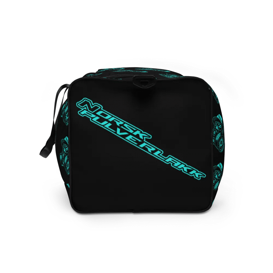 Norsk Pulverlakk Biohazard Chic All-Over Duffle Bag Lys Blå product image (9)