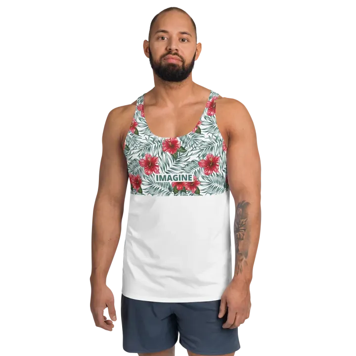 Hibiscus Leaf Design | Men´s Tank Top product image (1)