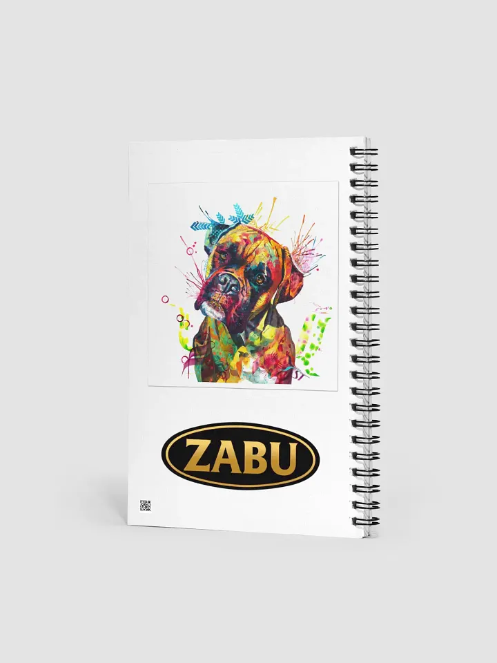 Vibrant Boxer Dog Spiral Notebook product image (2)